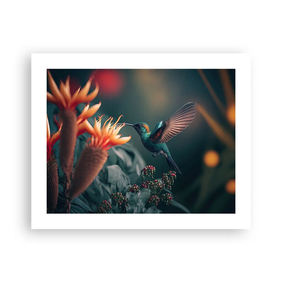 Póster - Una vida verdaderamente colorida - 50x40 cm