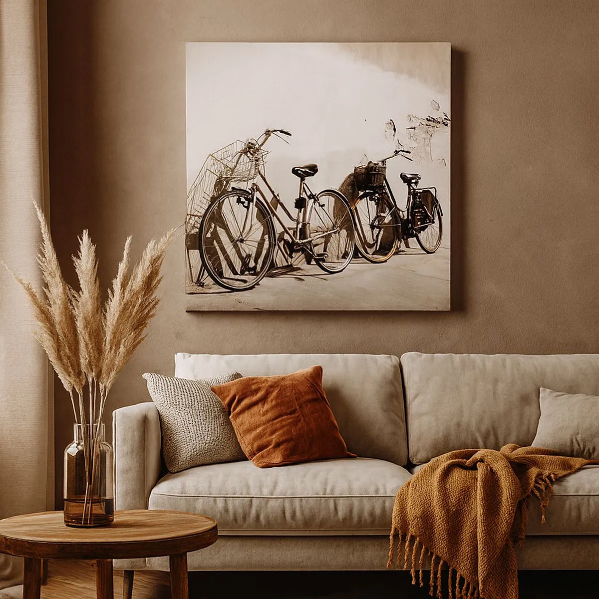 Cuadro sobre lienzo - Impresión de Imagen - El inolvidable encanto del pasado - 30x30 cm