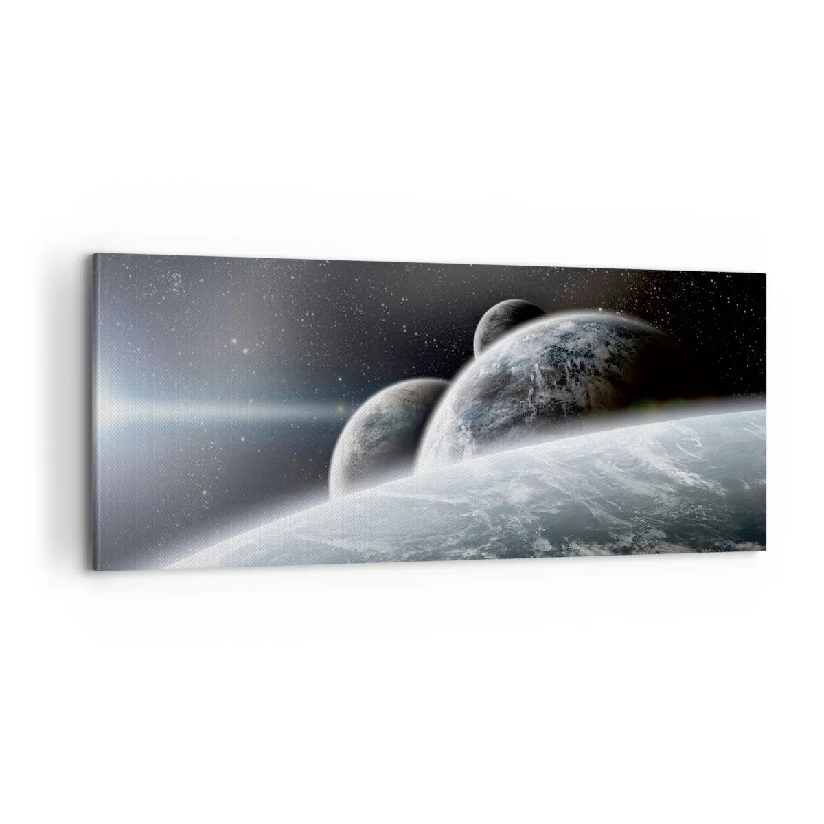 Cuadro sobre lienzo - Impresión de Imagen - Música cósmica de las esferas - 100x40 cm