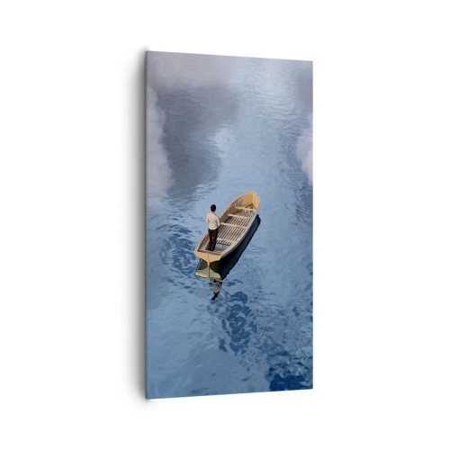 Cuadro sobre lienzo - Impresión de Imagen - La vida - el viaje - lo desconocido - 65x120 cm