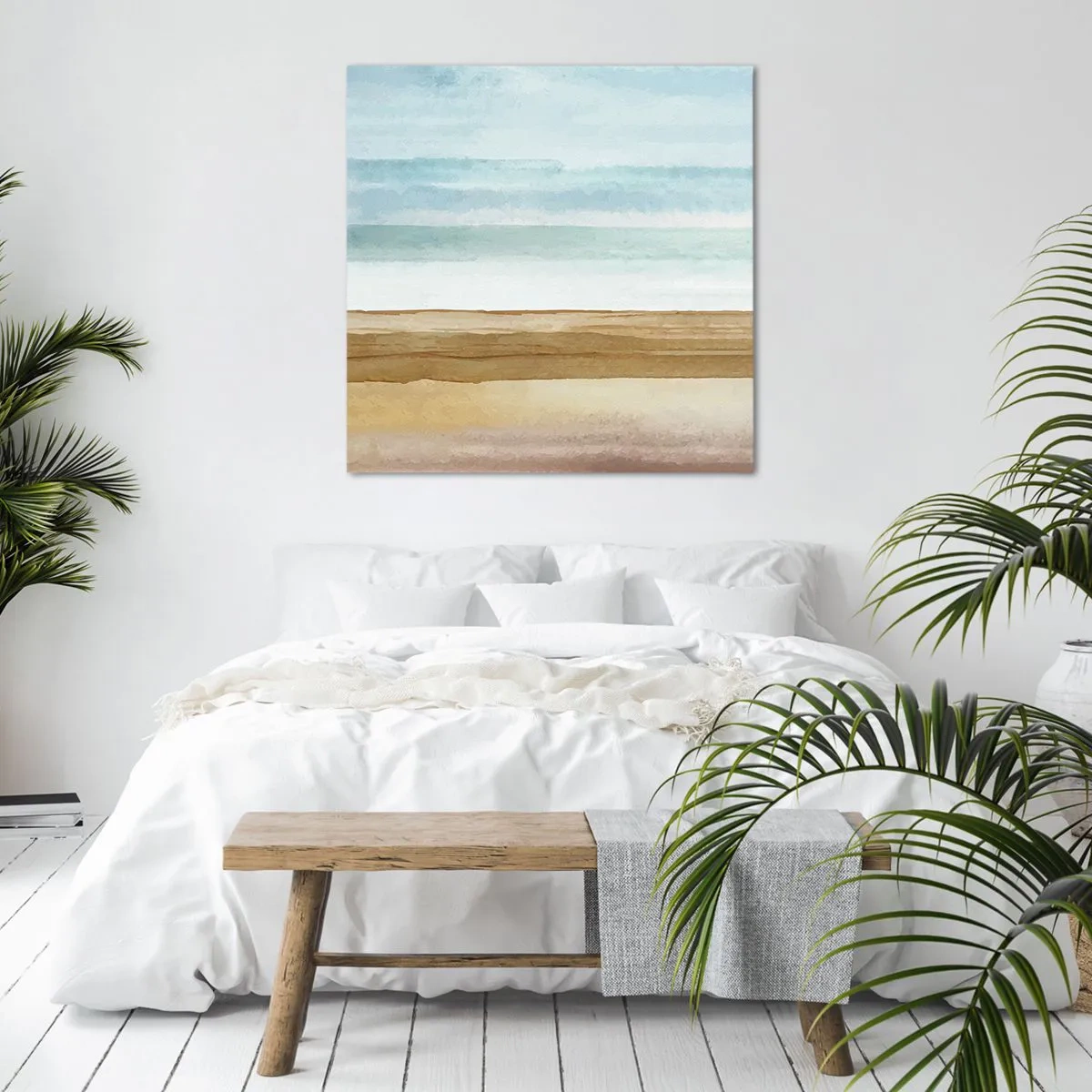 Cuadro sobre lienzo - Impresión de Imagen - Serenidad - 70x70 cm