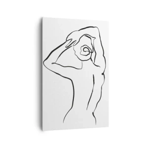 Cuadro sobre lienzo - Impresión de Imagen - Pose matinal - 80x120 cm