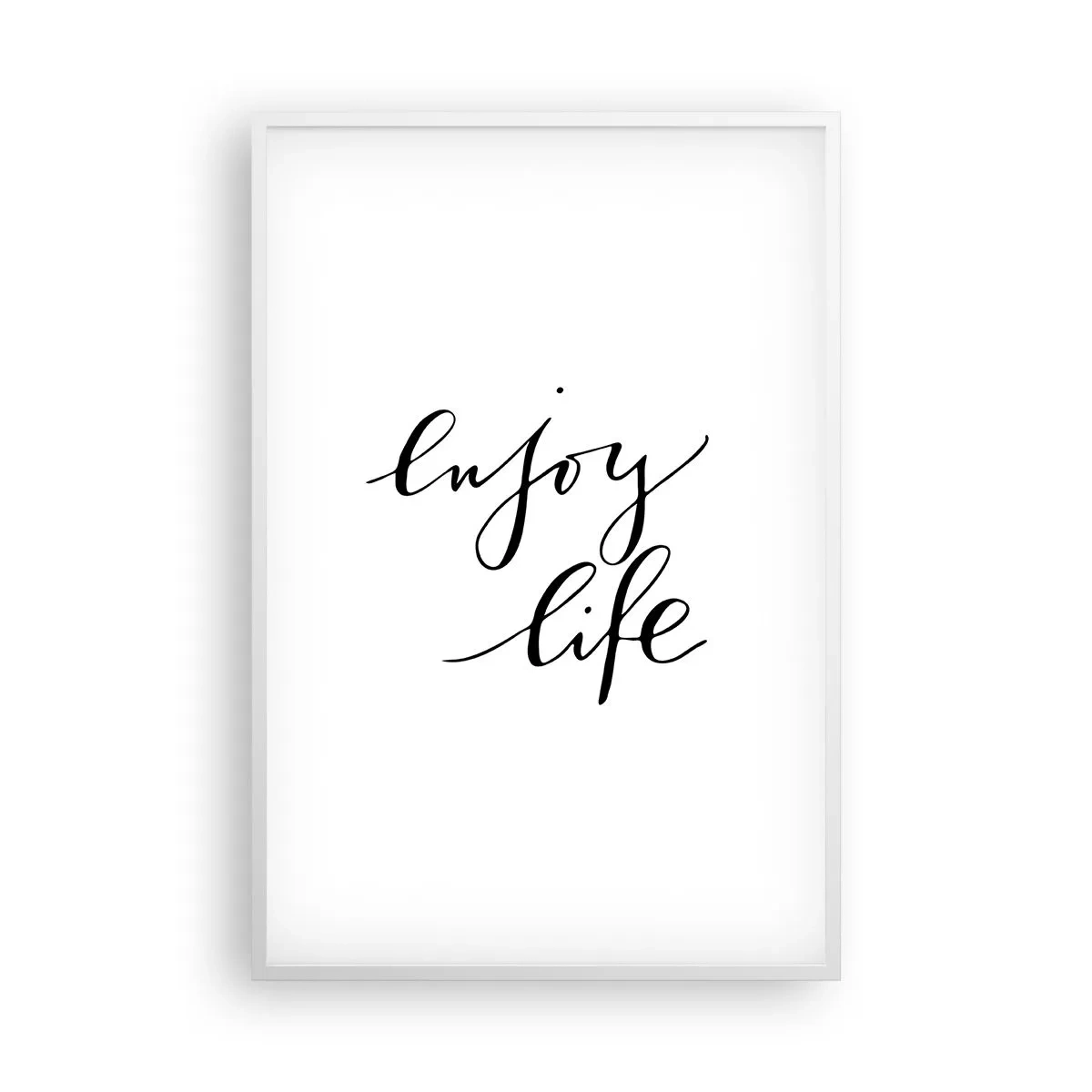 Póster en marco blanco - Nada que añadir... - 61x91 cm