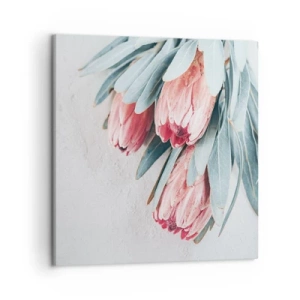 Cuadro sobre lienzo - Impresión de Imagen - Avergonzada de su propia belleza - 50x50 cm