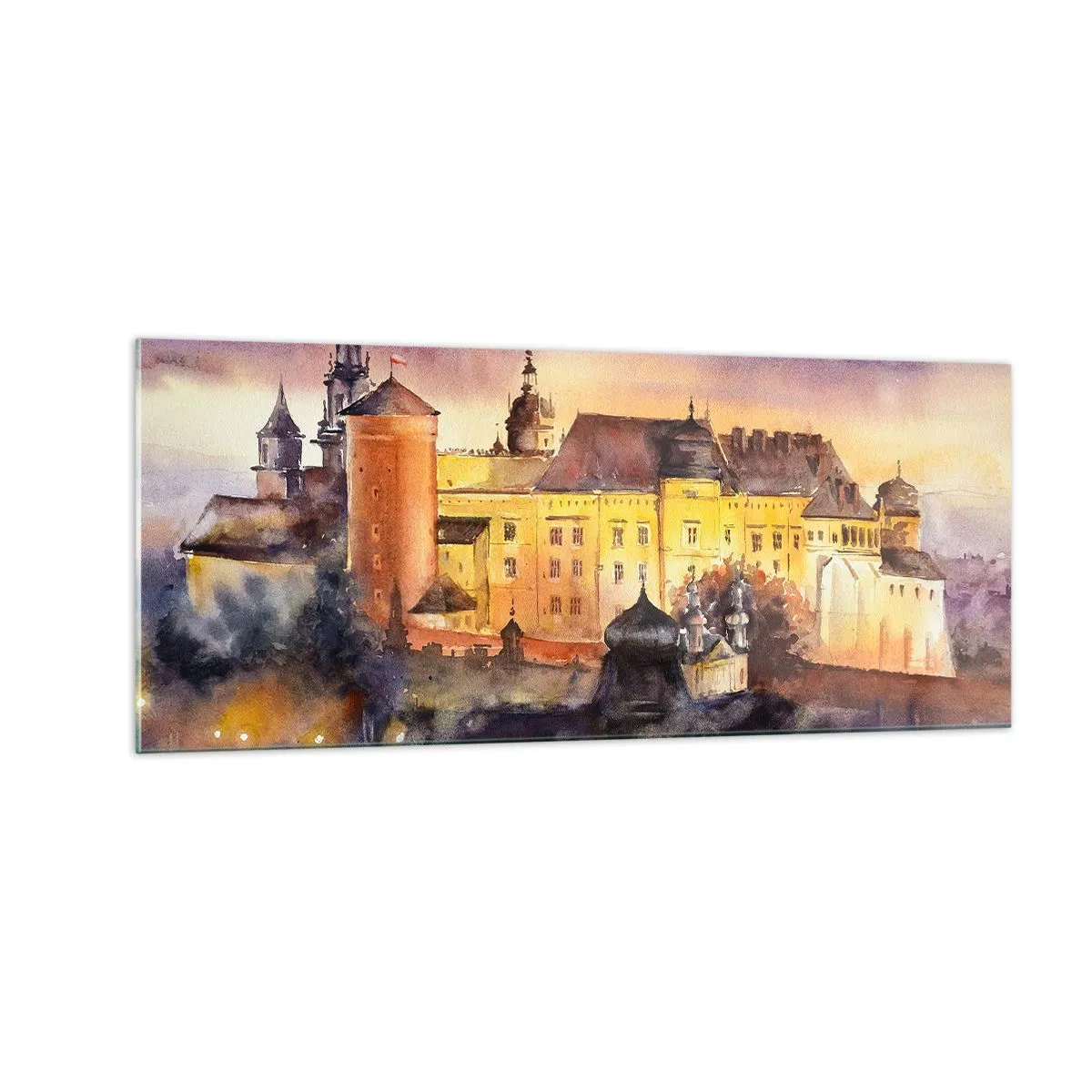 Cuadro sobre vidrio - Impresiones sobre Vidrio - Una historia y un cuento - 100x40 cm