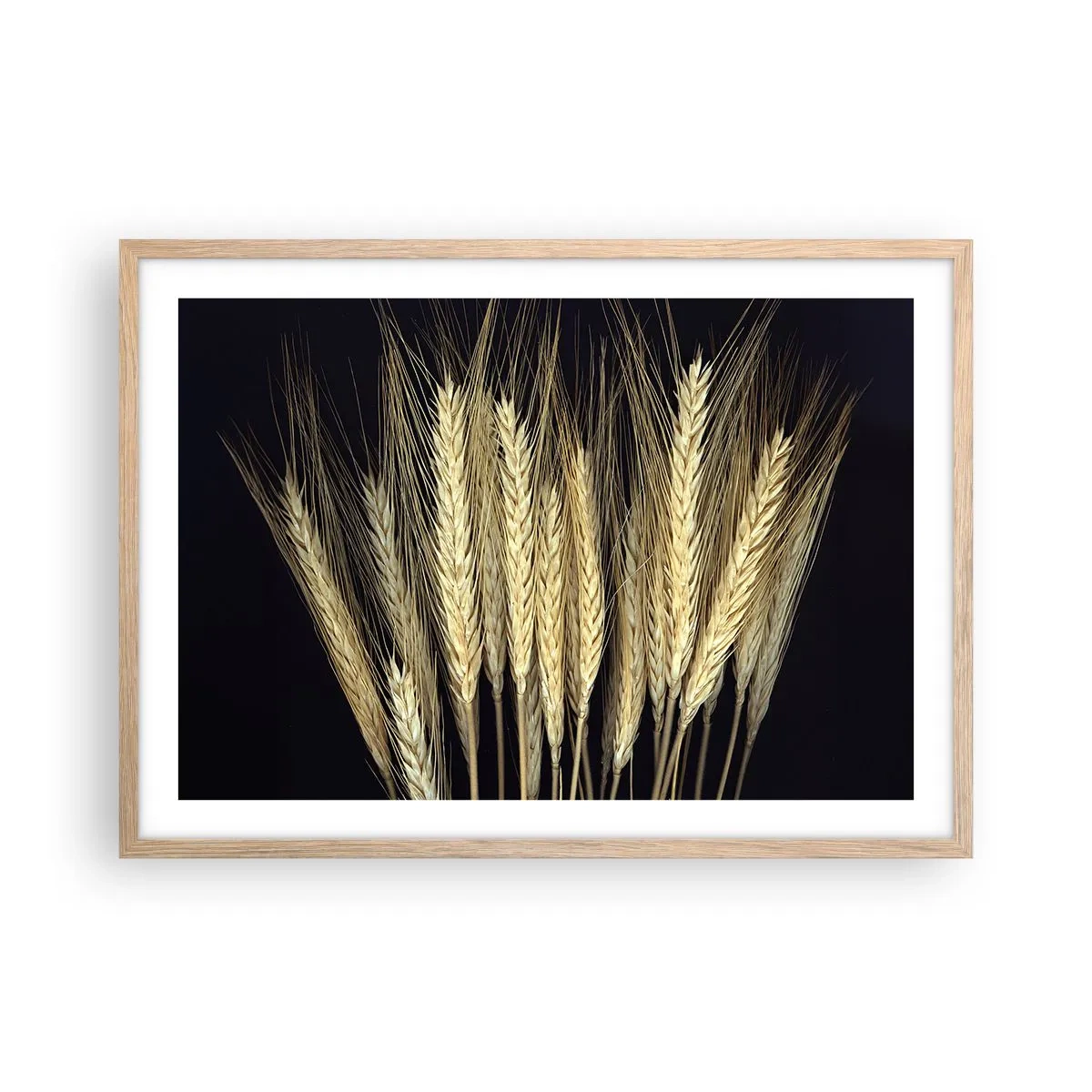Póster en marco roble claro - Magia rústica - 70x50 cm