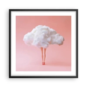 Póster en marco negro - Dulce promesa - 50x50 cm