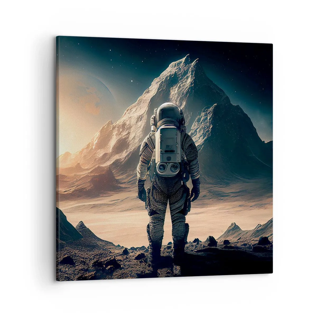 Cuadro sobre lienzo - Impresión de Imagen - Un nuevo reto - 50x50 cm