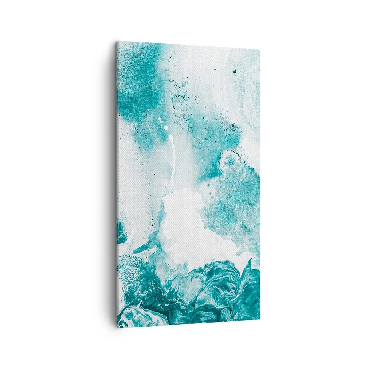 Cuadro sobre lienzo - Impresión de Imagen - Remansos de azul - 45x80 cm