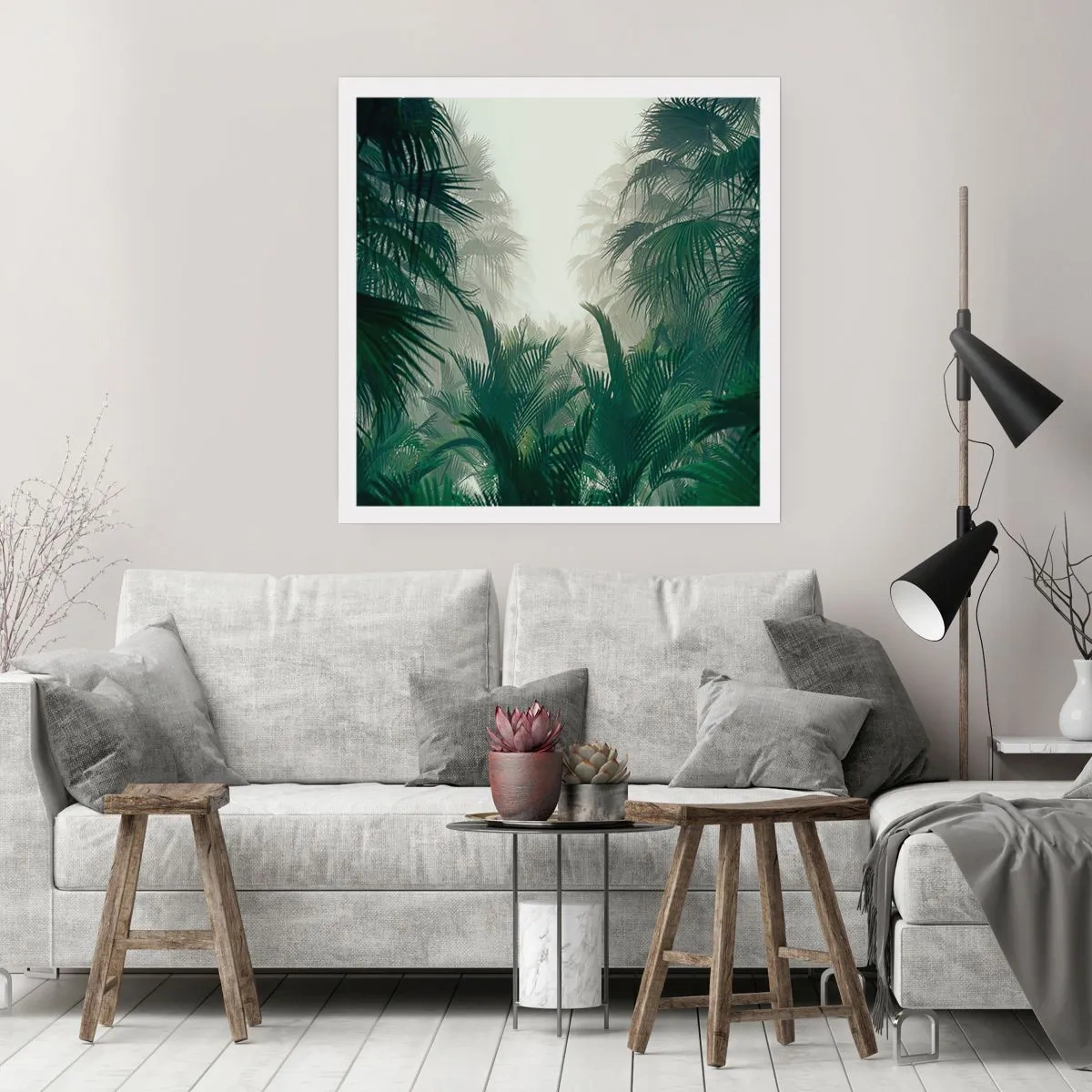 Póster - Misterio tropical - 60x60 cm
