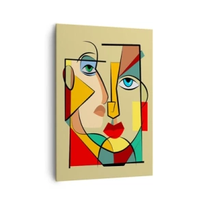 Cuadro sobre lienzo - Impresión de Imagen - Una pareja emparejada - 70x100 cm