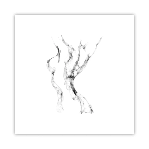 Póster - Hermosa y fuerte - 30x30 cm