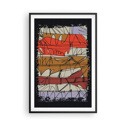Póster en marco negro - Composición espontánea - 61x91 cm