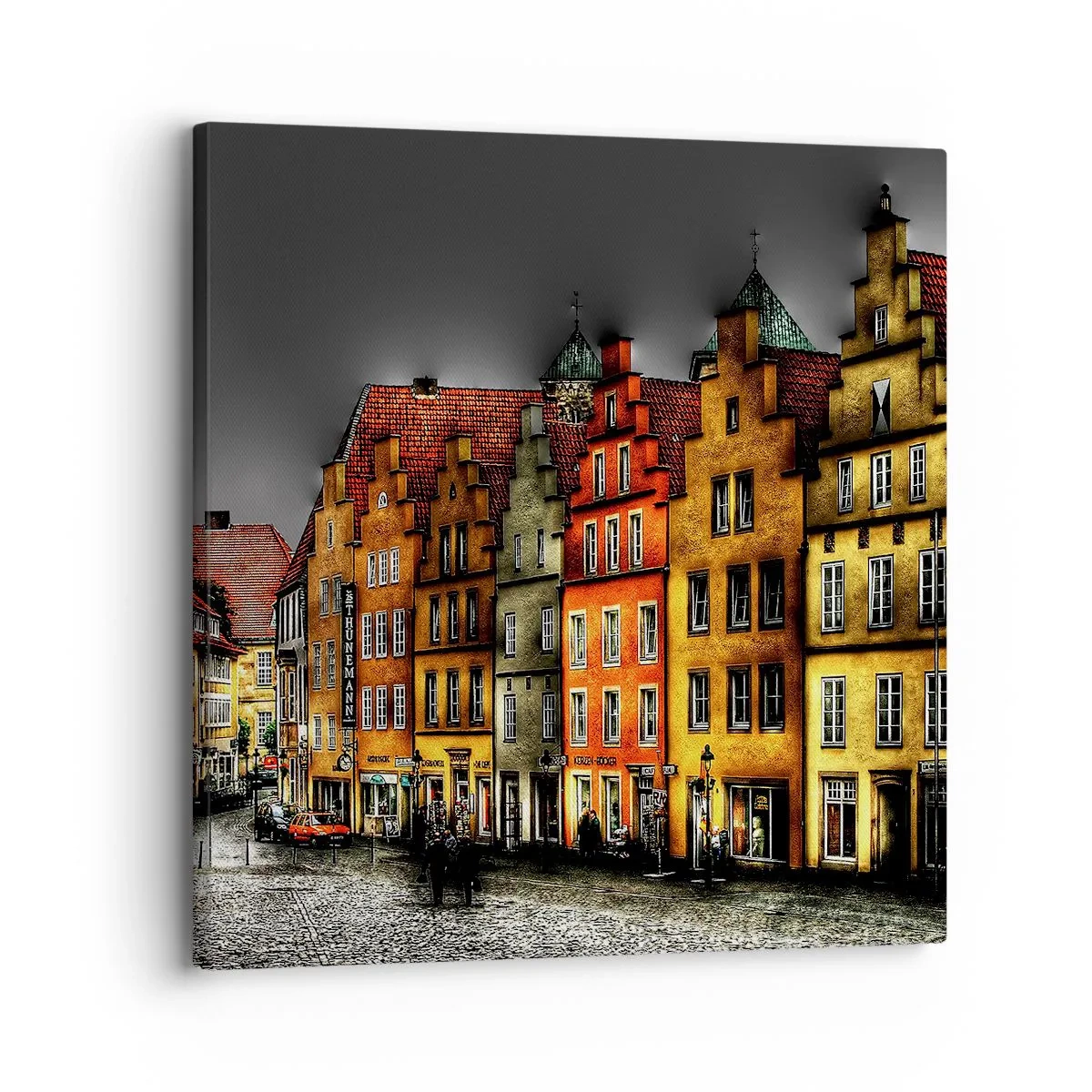 Cuadro sobre lienzo - Impresión de Imagen - Solo falta un carruaje encantado - 30x30 cm