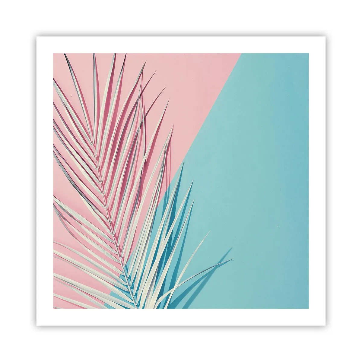 Póster - Impresión tropical - 60x60 cm