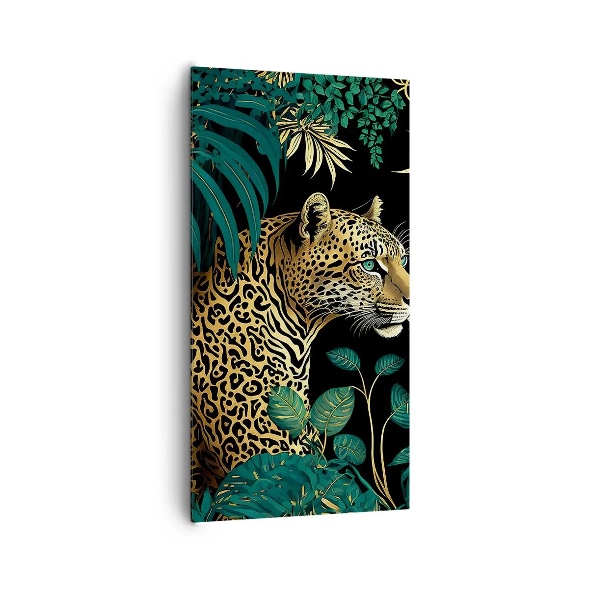 Cuadro sobre lienzo - Impresión de Imagen - El anfitrión en la jungla - 65x120 cm