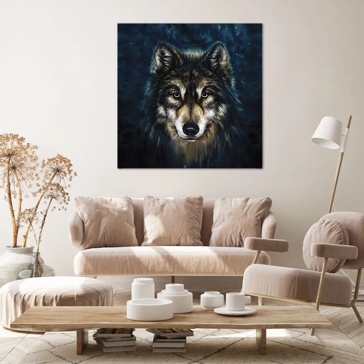 Cuadro sobre lienzo - Impresión de Imagen - ¿Alfa? Y omega - 70x70 cm