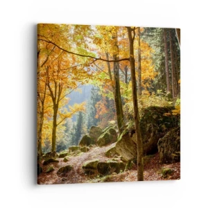 Cuadro sobre lienzo - Impresión de Imagen - Tiempo de descanso - 40x40 cm