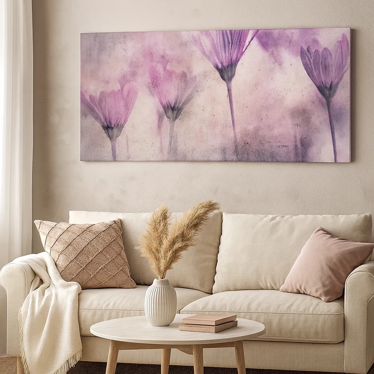 Cuadro sobre lienzo - Impresión de Imagen - Sueño de flores - 30x30 cm