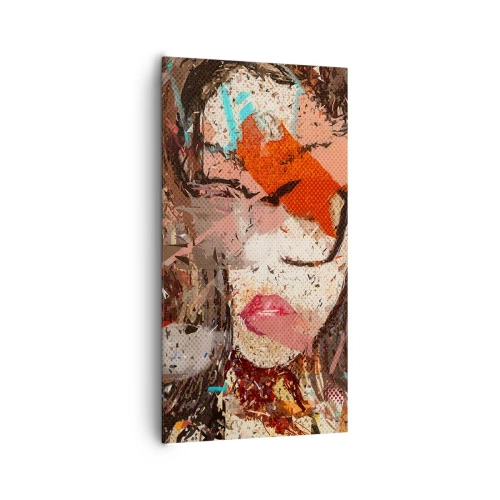 Cuadro sobre lienzo - Impresión de Imagen - Nadie sabe cómo eres realmente - 65x120 cm