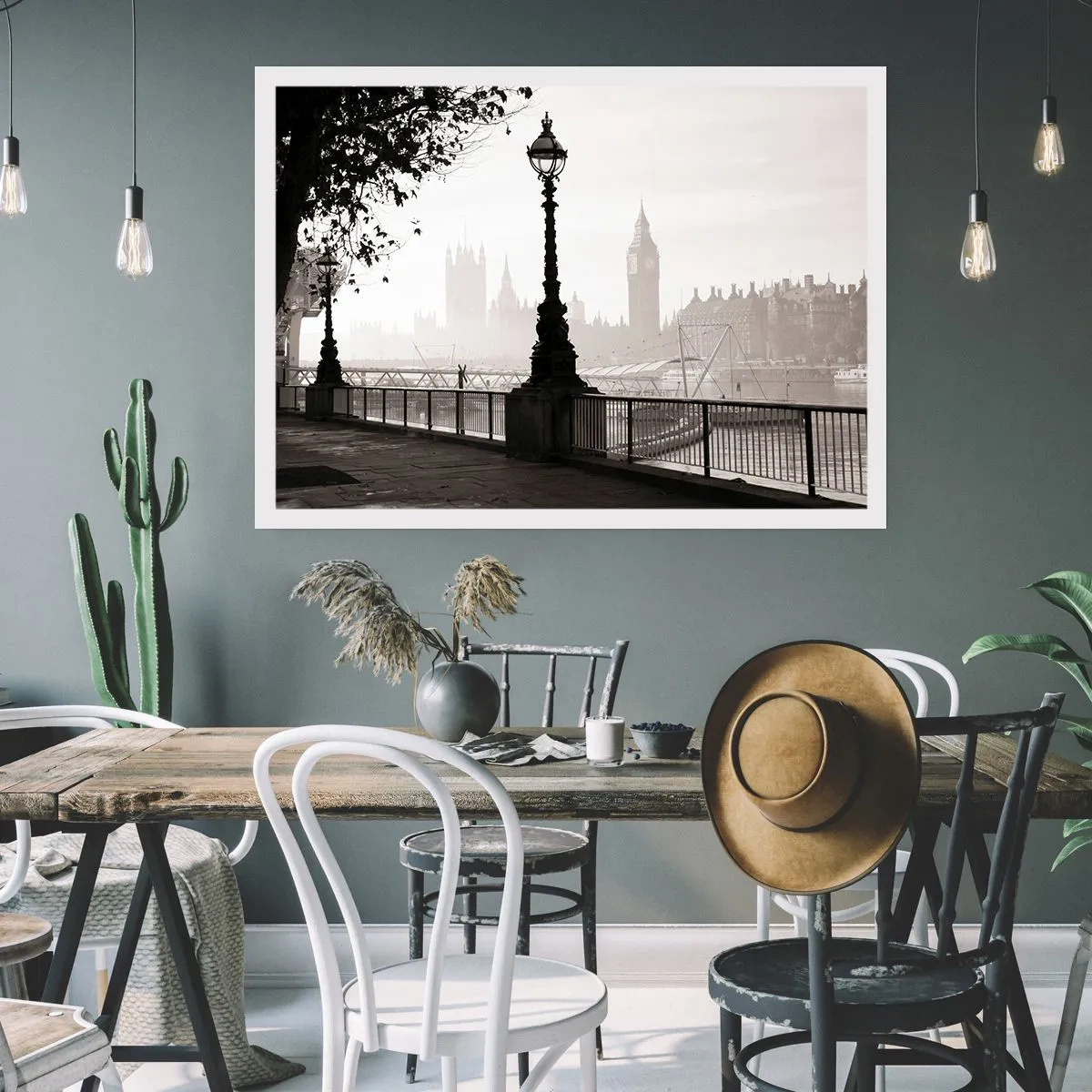 Póster - La mañana de Londres - 91x61 cm