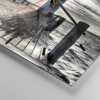 Esfera sin numeración, con rayas