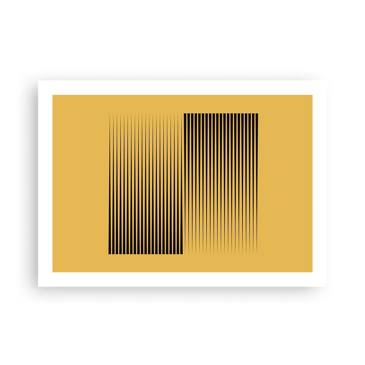 Póster - Cuadrado de opuestos - 70x50 cm