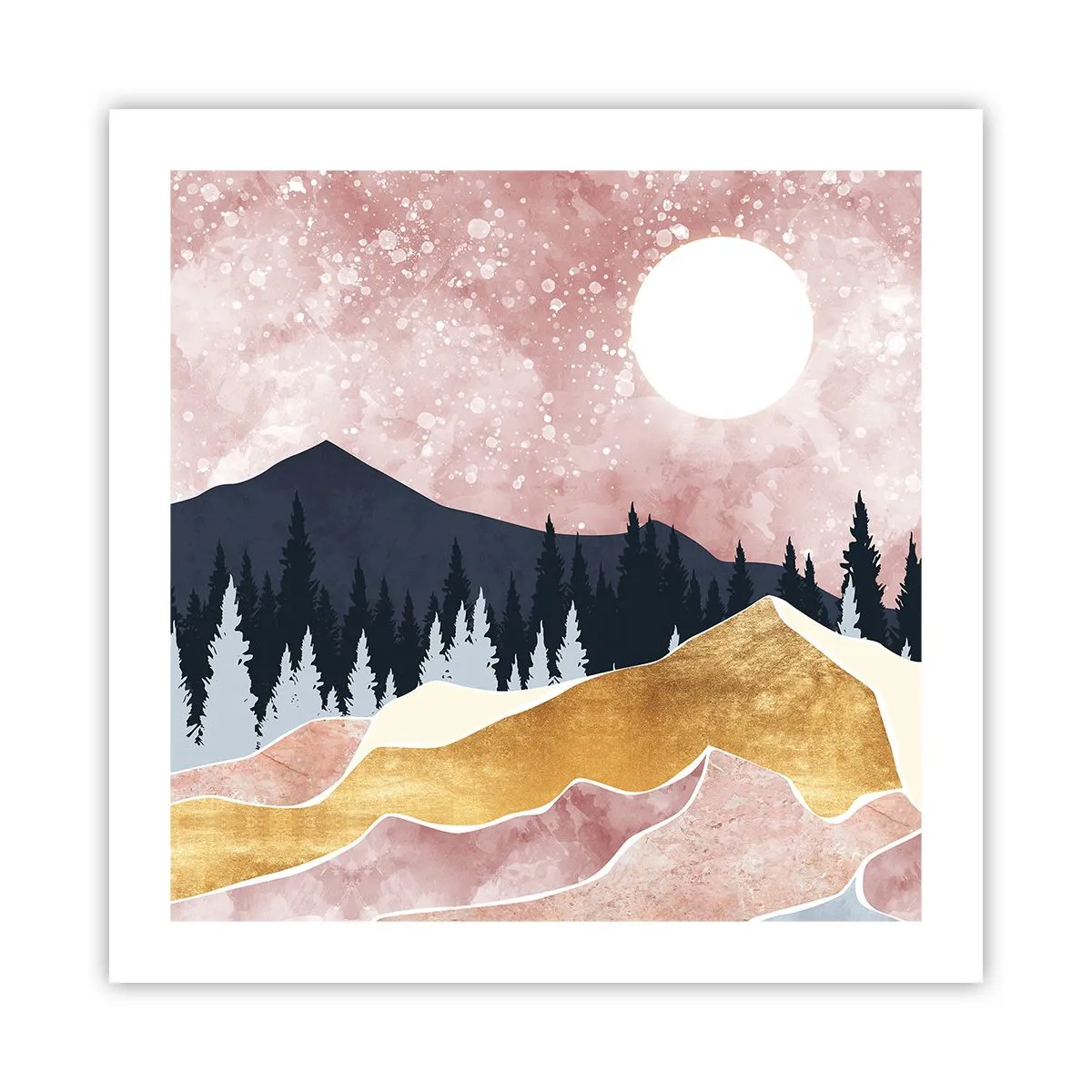 Póster - Vigilancia nocturna - 50x50 cm