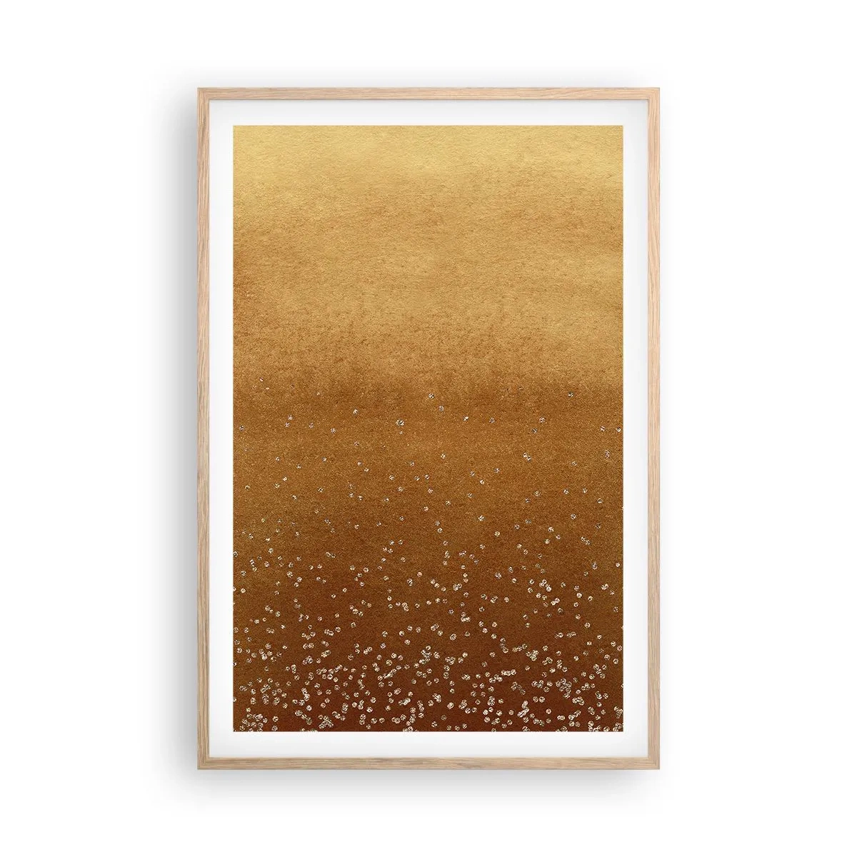 Póster en marco roble claro - Nacimiento de la luz - 61x91 cm