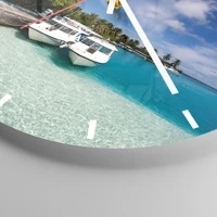 Esfera sin numeración, con rayas