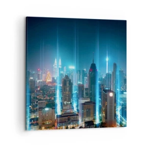 Cuadro sobre lienzo - Impresión de Imagen - De Berlín al cielo - 50x50 cm