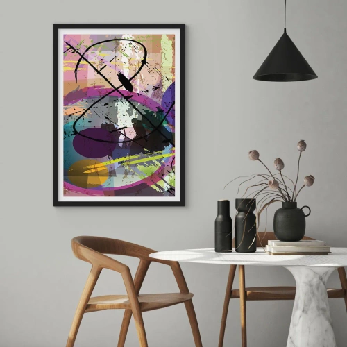 Póster en marco negro - Siempre hay más de un camino - 70x100 cm