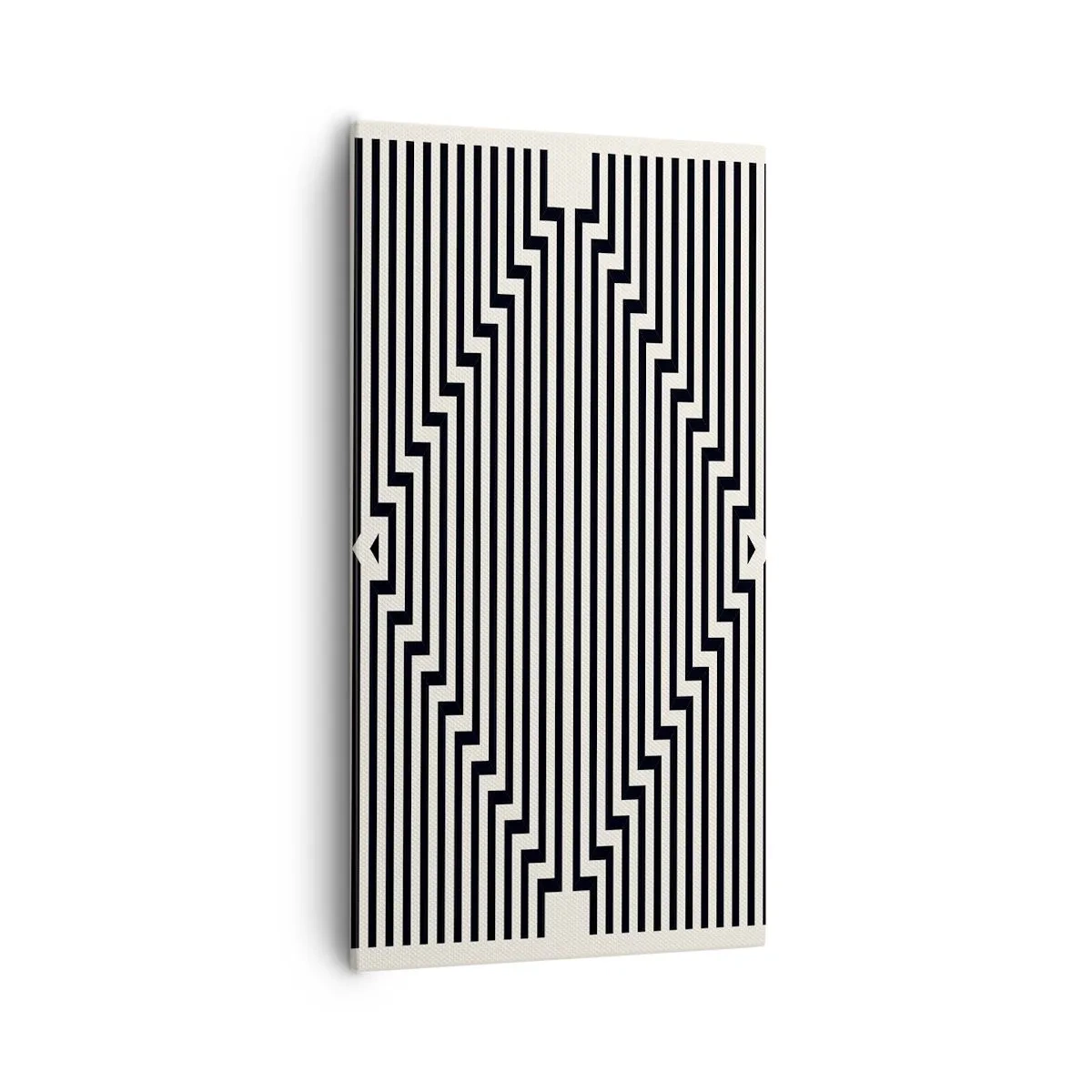 Cuadro sobre lienzo - Impresión de Imagen - Ilusión geométrica - 55x100 cm