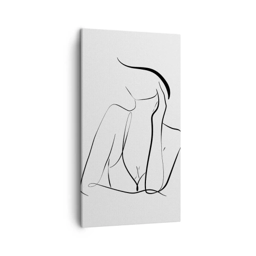 Cuadro sobre lienzo - Impresión de Imagen - En la ola de sueños - 45x80 cm