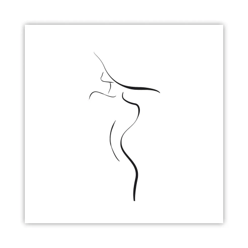Póster - Escurridiza como una ola - 50x50 cm
