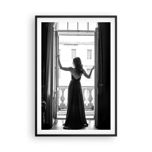 Póster en marco negro - Con gran estilo - 61x91 cm