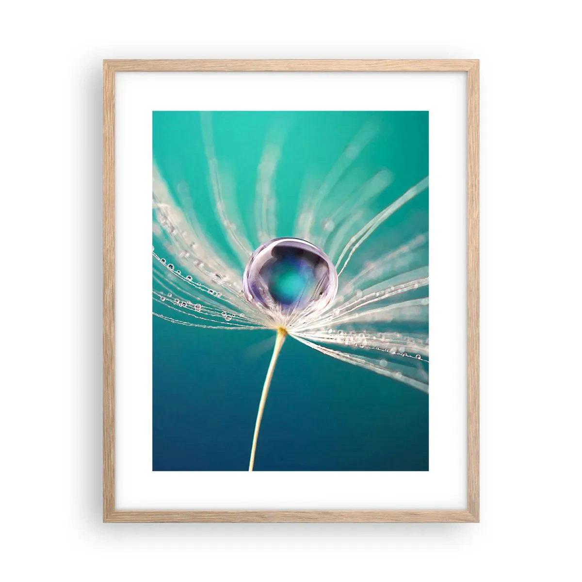 Póster en marco roble claro - Momento místico - 40x50 cm