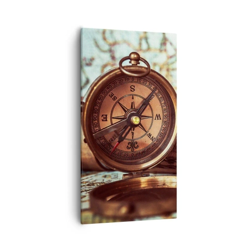 Cuadro sobre lienzo - Impresión de Imagen - Te espera una aventura pirata en el Caribe - 55x100 cm