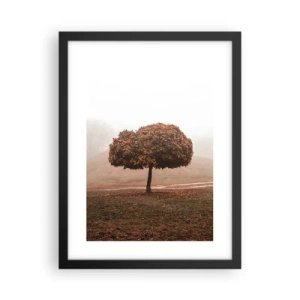 Póster en marco negro - Después de un verano ajetreado - 30x40 cm