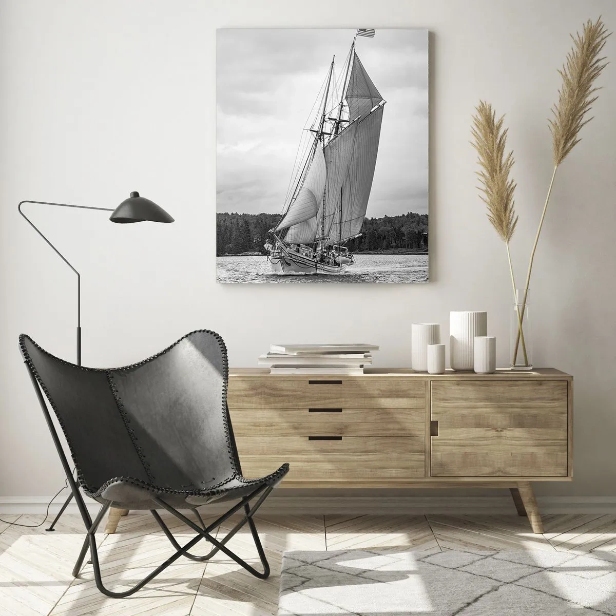 Cuadro sobre vidrio - Impresiones sobre Vidrio - Hermanos del viento - 80x120 cm