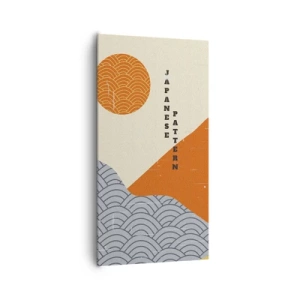 Cuadro sobre lienzo - Impresión de Imagen - En el espíritu japonés - 65x120 cm