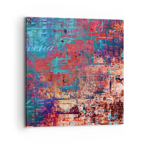 Cuadro sobre lienzo - Impresión de Imagen - Memoria y olvido - 70x70 cm