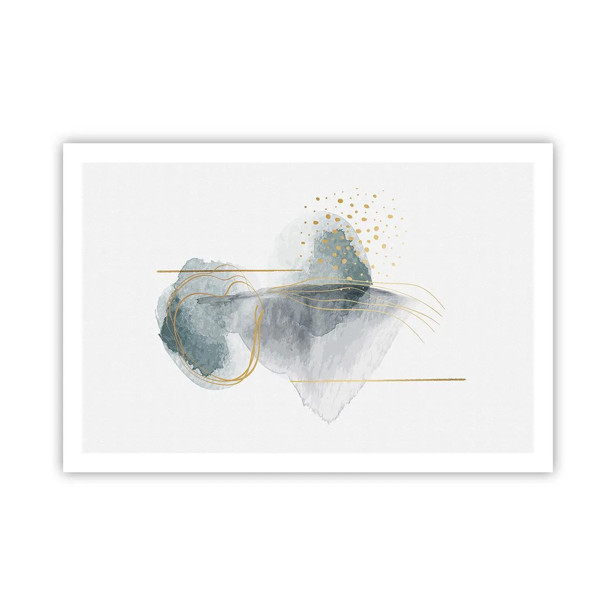 Póster - Sobre la relación entre el gris y el oro - 91x61 cm