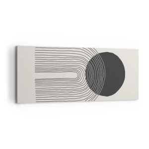 Cuadro sobre lienzo - Impresión de Imagen - Temblor y certeza - 100x40 cm