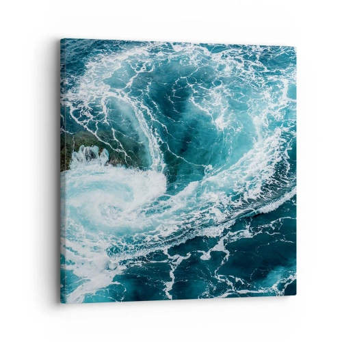Cuadro sobre lienzo - Impresión de Imagen - Torbellino al núcleo de la Tierra - 30x30 cm
