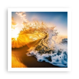 Póster - Jugando en la arena - 60x60 cm