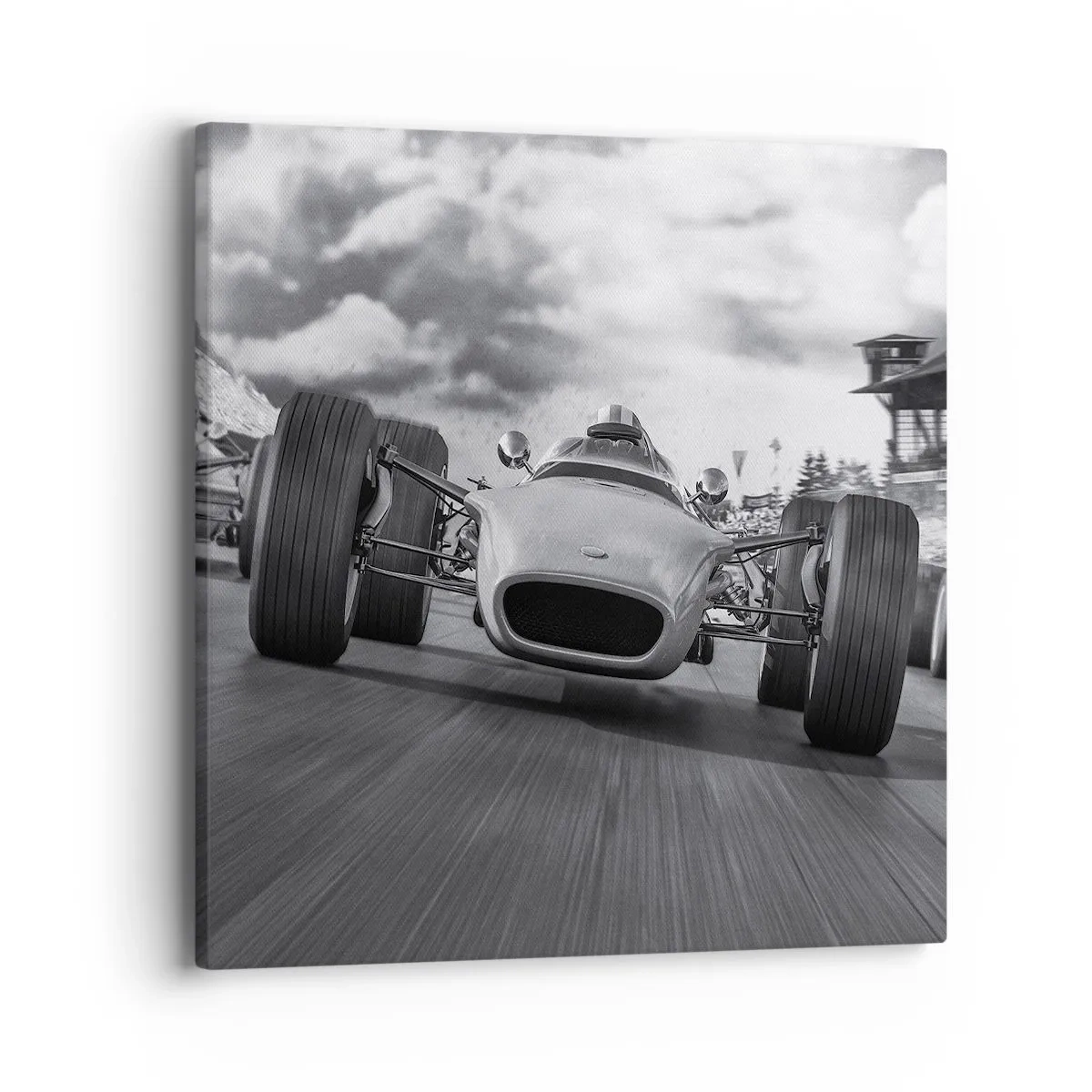 Cuadro sobre lienzo - Impresión de Imagen - ¡Hay poder! - 40x40 cm