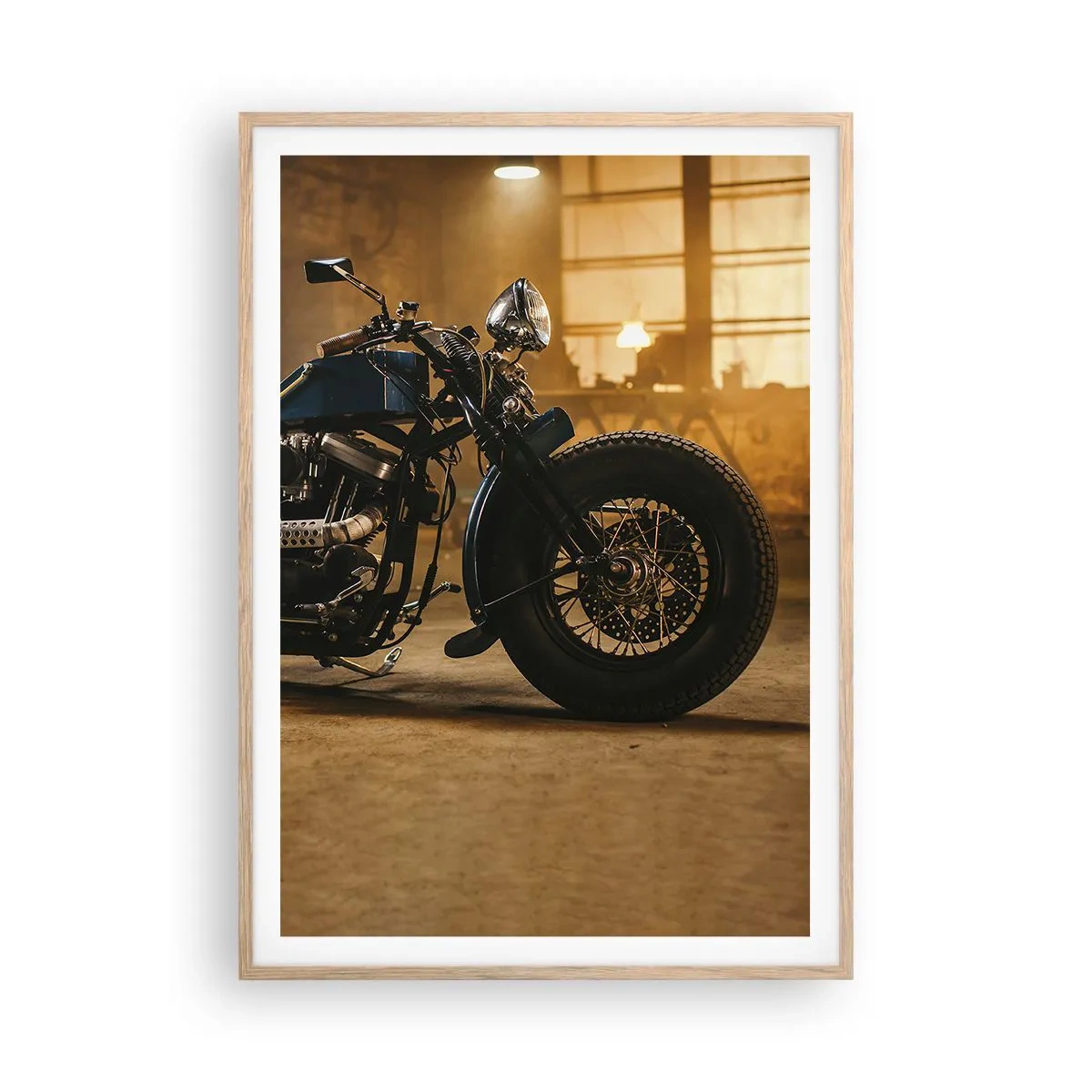 Póster en marco roble claro - Puedo hacer cualquier cosa - 70x100 cm