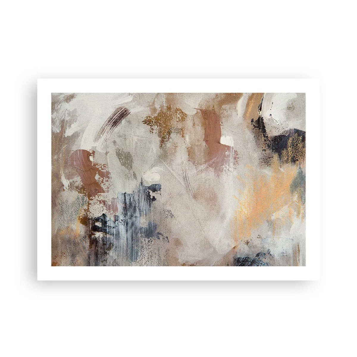 Póster - Abstracción brumosa - 70x50 cm