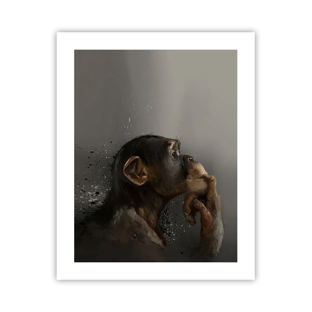 Póster - La evolución del pensador - 40x50 cm